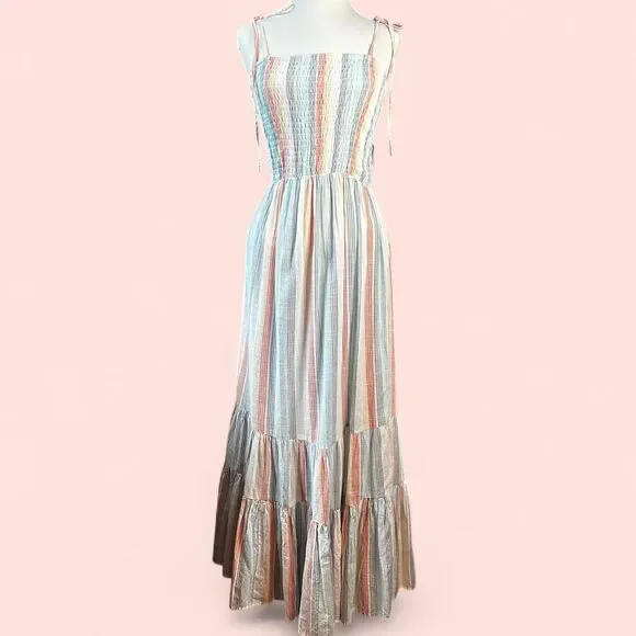 flowy picnic dress PRETTYGARDEN Womens Casual Long Summer Dresses Sleeveless Strappy Loos main image 1